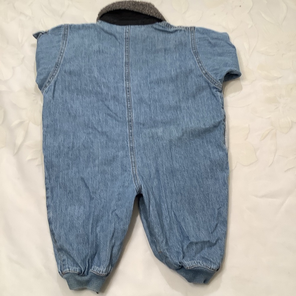 Vintage SF Blues Denim Fly Boys One Piece - Picture 6 of 7